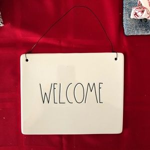 NWT Rae Dunn Welcome Sign